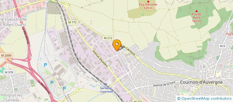 localisation de l'entreprise MADAME MARJORIE BENOIT  COURNON-D'AUVERGNE