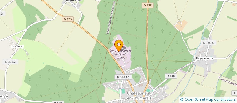 localisation de l'entreprise MADAME MARJORIE BERA  CHATEAUNEUF EN THYMERAIS