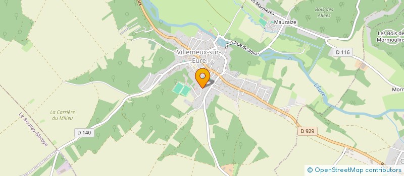 localisation de l'entreprise MADAME MARJORIE BERCHER à VILLEMEUX-SUR-EURE