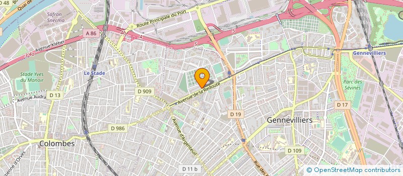 localisation de l'entreprise MADAME MARJORIE BERGER à ASNIERES-SUR-SEINE