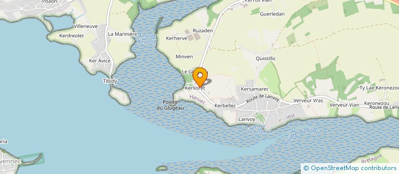 localisation de l'entreprise MADAME MARJORIE BERGONZO  HANVEC