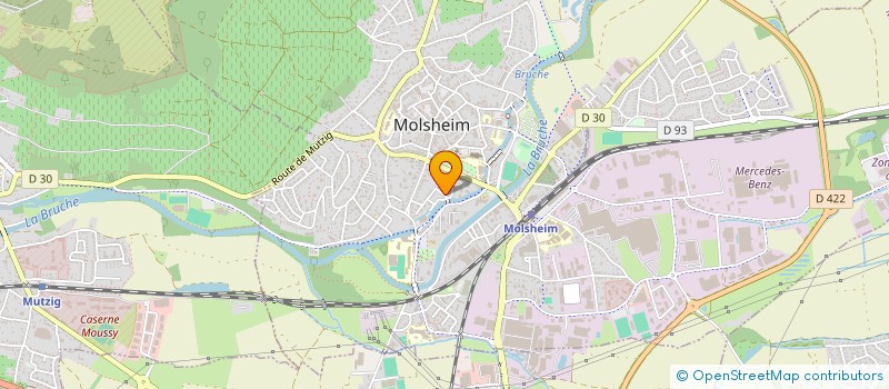 localisation de l'entreprise MADAME MARJORIE BERNARD à MOLSHEIM
