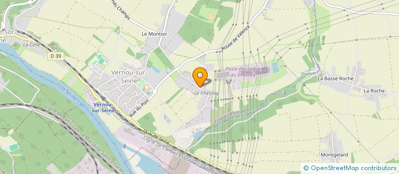 localisation de l'entreprise MADAME MARJORIE BERNARD  VERNOU-LA-CELLE-SUR-SEINE