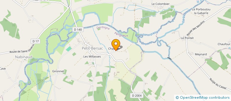 localisation de l'entreprise MADAME MARJORIE BERTHELOMET  PETIT-BERSAC