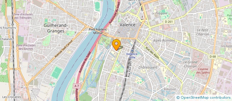 localisation de l'entreprise MADAME MARJORIE BIER  VALENCE