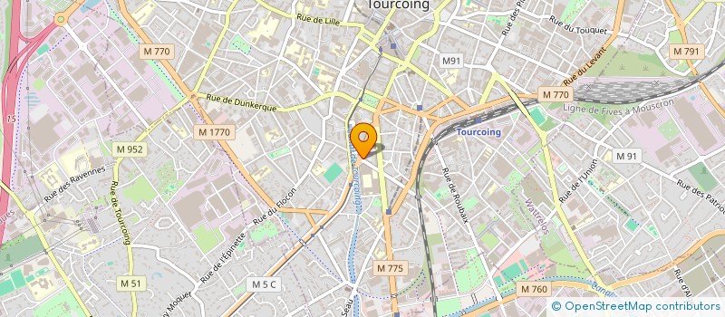 localisation de l'entreprise MADAME MARJORIE BIESBROUCK  TOURCOING