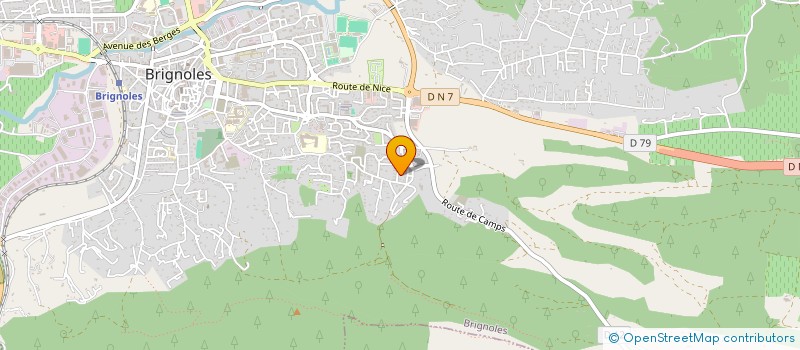 localisation de l'entreprise MADAME MARJORIE BIGI  BRIGNOLES