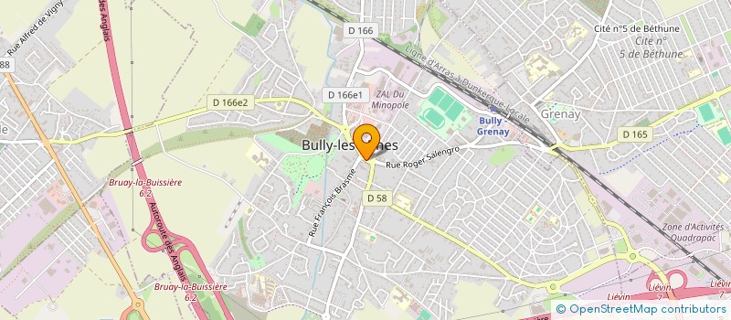 localisation de l'entreprise MADAME MARJORIE BLAUWART  BULLY-LES-MINES