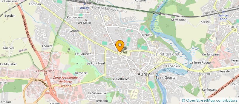 localisation de l'entreprise MADAME MARJORIE BOCQUEREL à AURAY