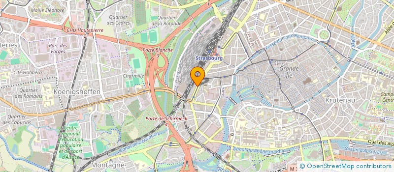 localisation de l'entreprise MADAME MARJORIE BODET à STRASBOURG
