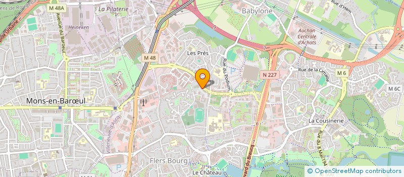 localisation de l'entreprise MADAME MARJORIE BONIFACE  VILLENEUVE-D'ASCQ