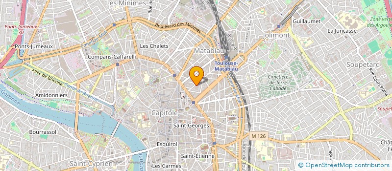 localisation de l'entreprise MADAME MARJORIE BONNEVIE  TOULOUSE