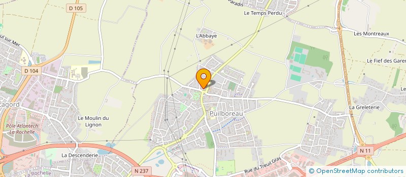 localisation de l'entreprise MADAME MARJORIE BOUCHET  PUILBOREAU