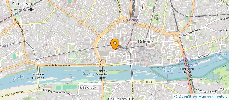 localisation de l'entreprise MADAME MARJORIE BOUHOURS  ORLEANS