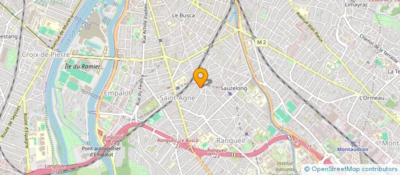 localisation de l'entreprise MADAME MARJORIE BOUTHIER  TOULOUSE