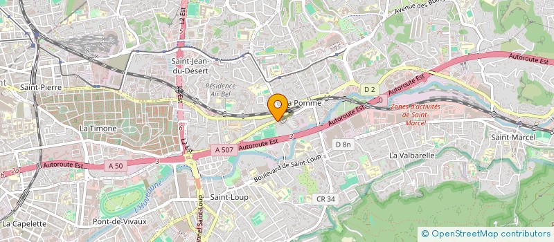 localisation de l'entreprise MADAME MARJORIE BOUVET  MARSEILLE