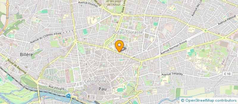 localisation de l'entreprise MADAME MARJORIE BOZONNET à PAU