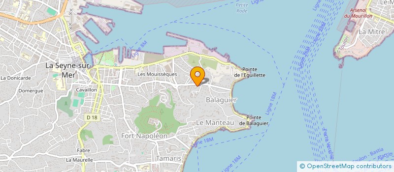 localisation de l'entreprise MADAME MARJORIE BRARD à LA SEYNE-SUR-MER