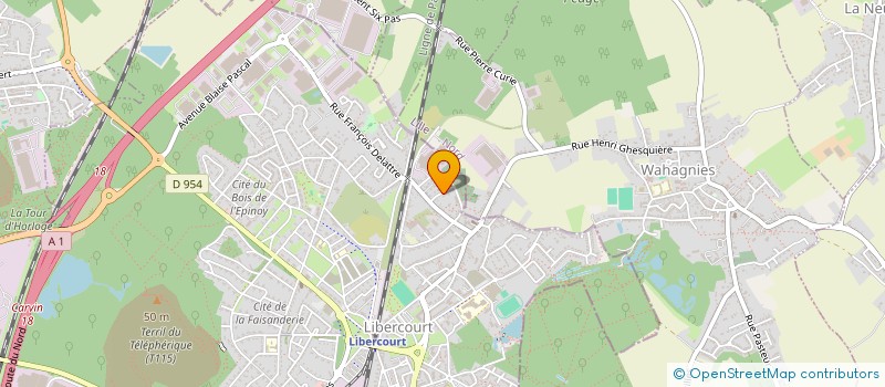 localisation de l'entreprise MADAME MARJORIE BRILLOWSKI  LIBERCOURT