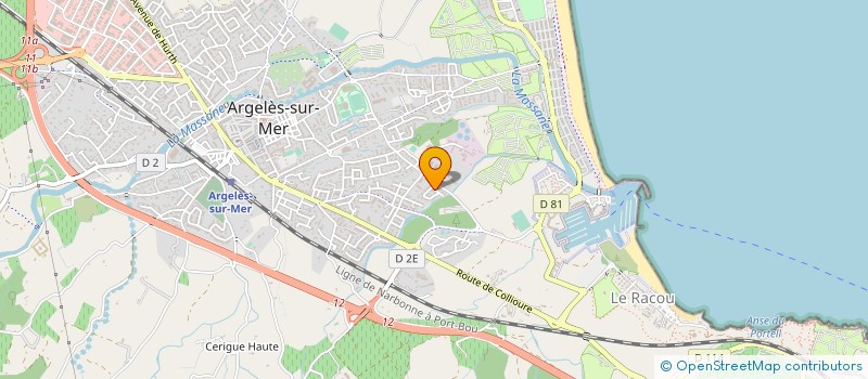 localisation de l'entreprise MADAME MARJORIE BROCHOT  BANYULS-DELS-ASPRES