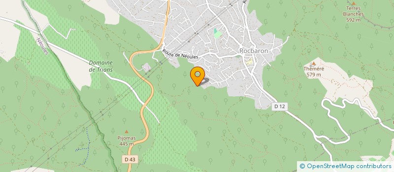 localisation de l'entreprise MADAME MARJORIE BRUNA  ROCBARON