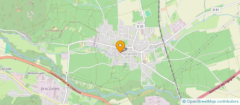 localisation de l'entreprise MADAME MARJORIE BRUNSTEIN  SCHERWILLER