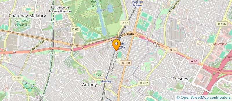 localisation de l'entreprise MADAME MARJORIE CAILLE à ANTONY