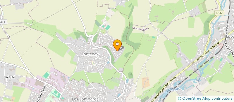 localisation de l'entreprise MADAME MARJORIE CARON  FONTENAY