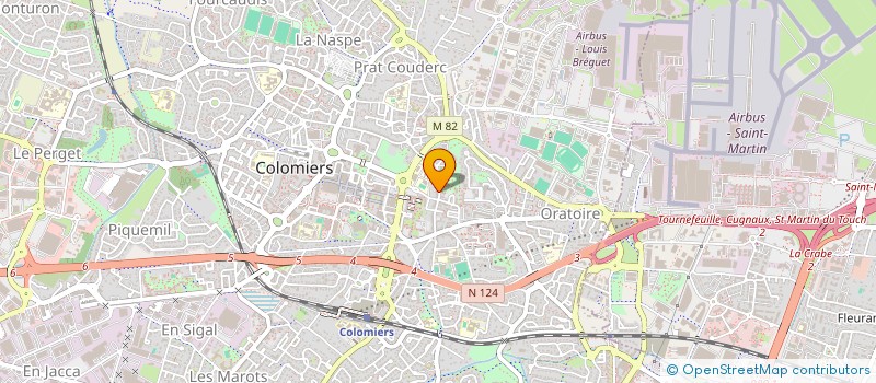 localisation de l'entreprise MADAME MARJORIE CARRERA à COLOMIERS