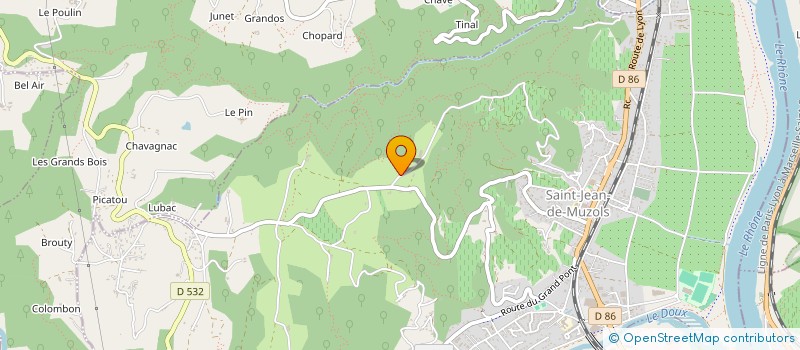 localisation de l'entreprise MADAME MARJORIE CARRICHON  SAINT-JEAN-DE-MUZOLS