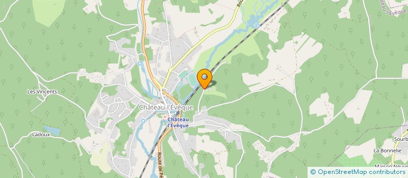 localisation de l'entreprise MADAME MARJORIE CHABANIE  CHATEAU-L'EVEQUE