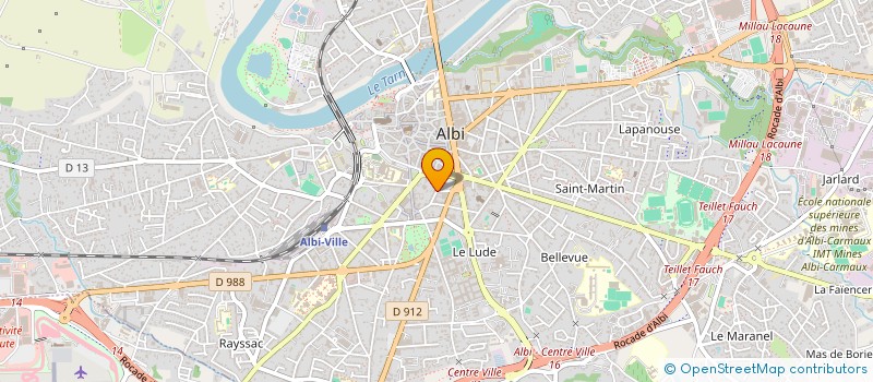 localisation de l'entreprise MADAME MARJORIE CHABBERT à ALBI