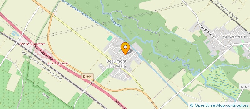 localisation de l'entreprise MADAME MARJORIE CHANOIR  BEAUMONT-SUR-VESLE