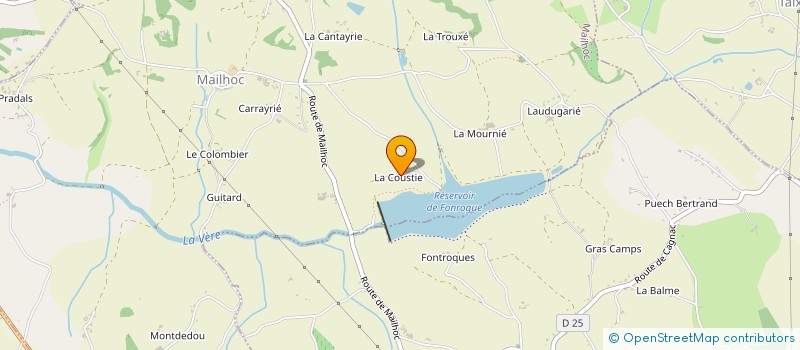 localisation de l'entreprise MADAME MARJORIE CHAUDESAIGUES à CAGNAC-LES-MINES