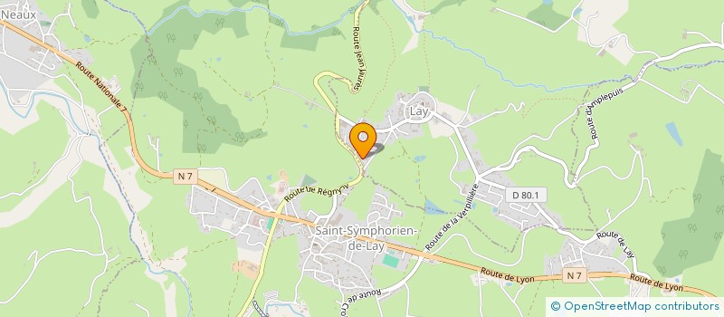 localisation de l'entreprise MADAME MARJORIE CHENAUD  LAY