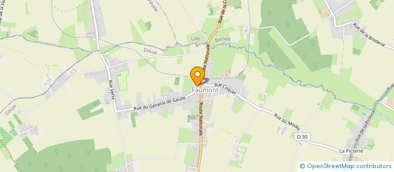 localisation de l'entreprise MADAME MARJORIE CIPOLLA  FAUMONT