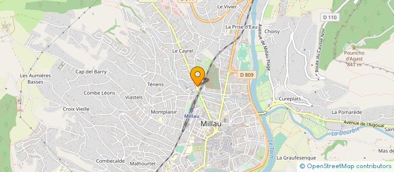 localisation de l'entreprise MADAME MARJORIE CLEMENS à CREISSELS