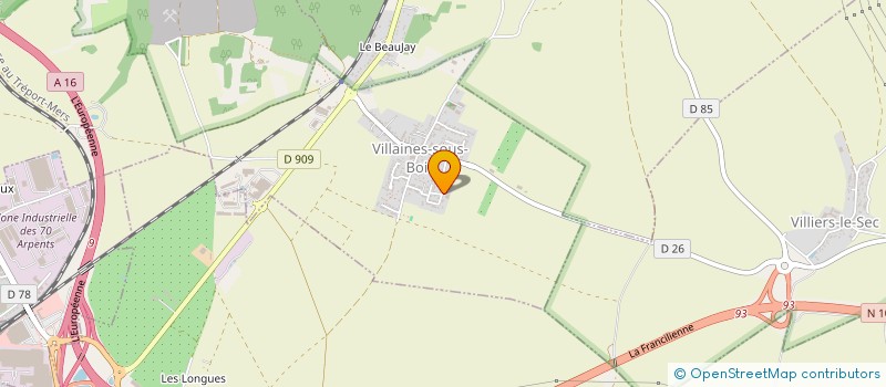 localisation de l'entreprise MADAME MARJORIE COISY  VILLAINES-SOUS-BOIS