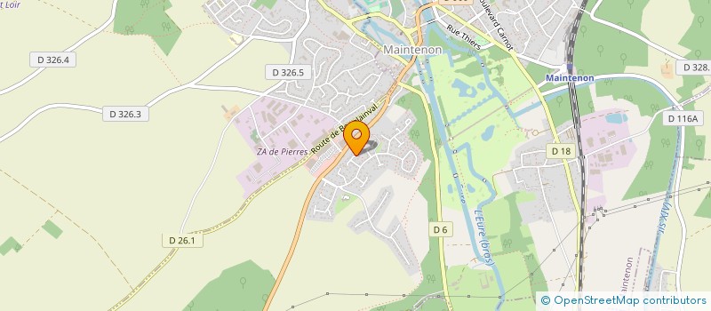 localisation de l'entreprise MADAME MARJORIE COMBE à MAINTENON