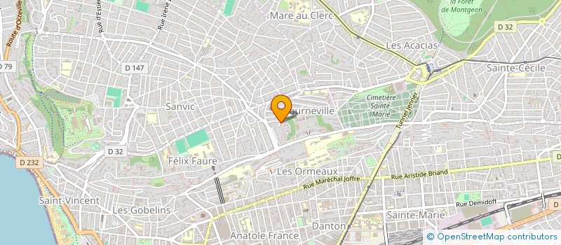 localisation de l'entreprise MADAME MARJORIE COMMARE à LE HAVRE