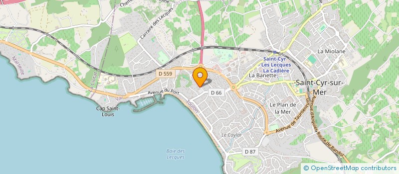 localisation de l'entreprise MADAME MARJORIE CORBANI  PELISSANNE