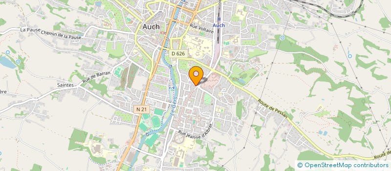 localisation de l'entreprise MADAME MARJORIE CORBIN  AUCH