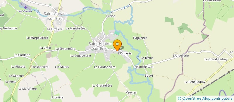 localisation de l'entreprise MADAME MARJORIE CORDIER à SAINT-HILAIRE-SUR-ERRE