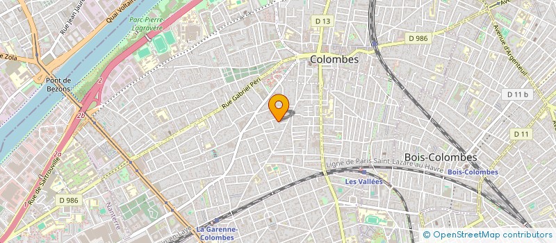localisation de l'entreprise MADAME MARJORIE DAUPHIN  COLOMBES