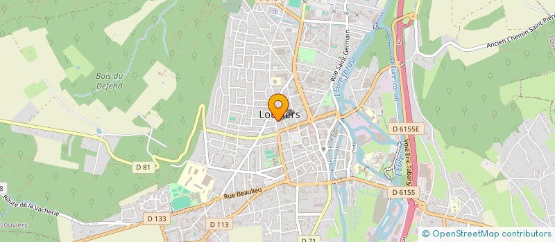 localisation de l'entreprise MADAME MARJORIE DE NAVE  LOUVIERS