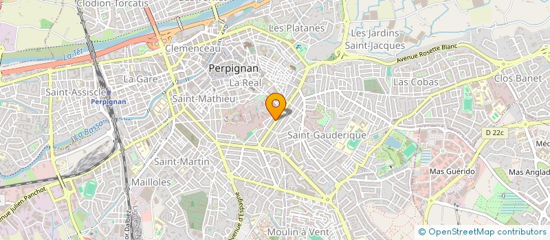 localisation de l'entreprise MADAME MARJORIE DECOURTIE  PERPIGNAN