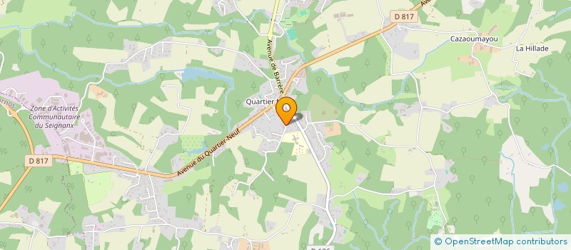 localisation de l'entreprise MADAME MARJORIE DEGROOT  SAINT-MARTIN-DE-SEIGNANX