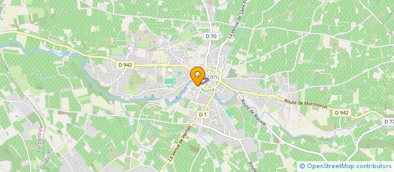 localisation de l'entreprise MADAME MARJORIE DELALAIN  MAZAN