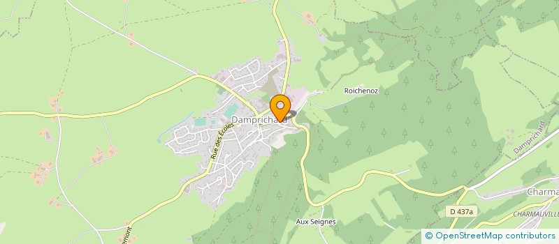 localisation de l'entreprise MADAME MARJORIE DELARUE  DAMPRICHARD