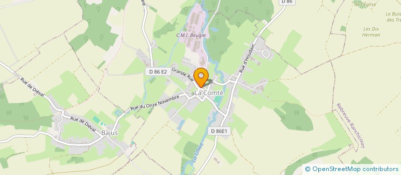 localisation de l'entreprise MADAME MARJORIE DELCROIX  LA COMTE